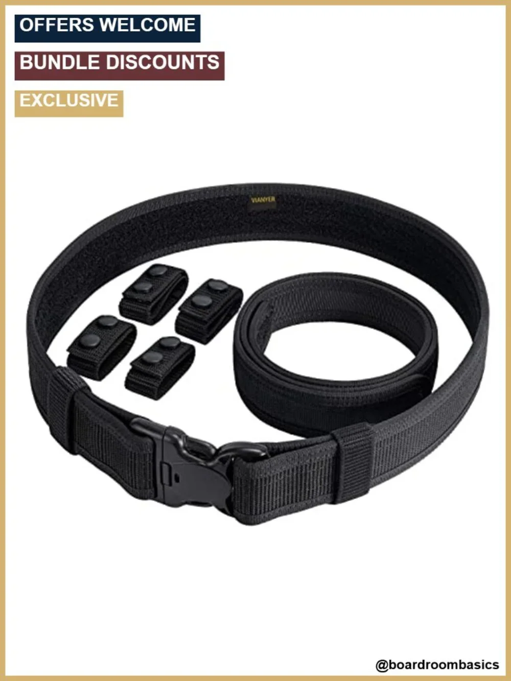 Tactical Duty Belt Police Security 2